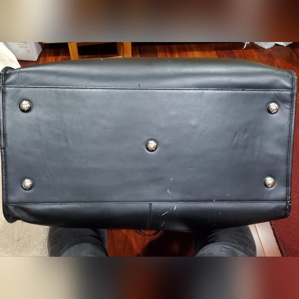Vintage Banana Republic leather weekender bag - Picture 5 of 16
